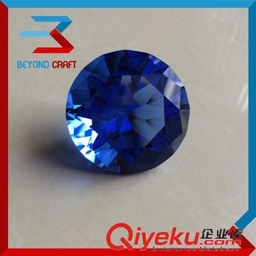 水晶鉆石 廠家常年供應(yīng)60mm水晶玻璃鉆石工藝品 精品婚慶水晶鉆石