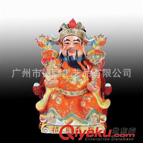 文財(cái)神爺 金身文財(cái)神爺佛像 陶瓷財(cái)神像大號(hào)18-20寸陶瓷佛像擺件批發(fā)廠家原始圖片3