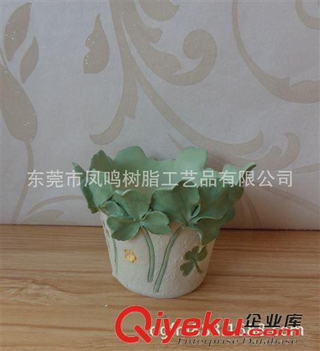 樹脂迷你花盆 四葉草花盆/迷你花盆/手繪花盆/迷你花盆批發(fā)/手繪花盆小額批發(fā)