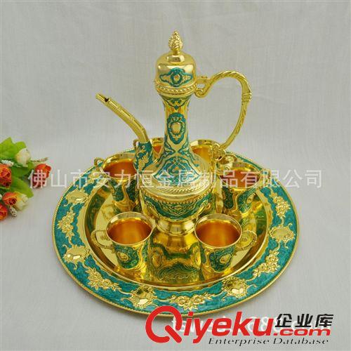 穆斯林民族酒壺套裝 金屬禮品，旅游紀(jì)念品，酒壺套裝，鋅合金酒具套裝W2-01DG4W