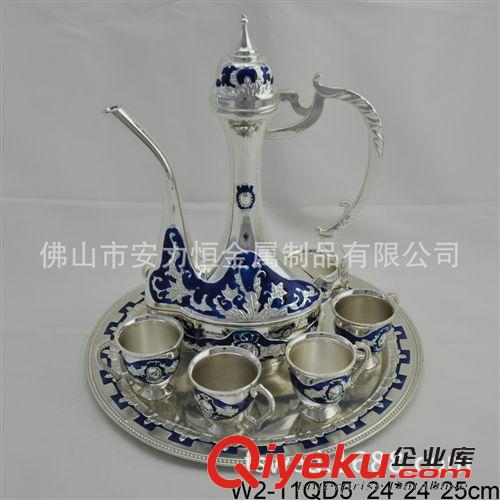 穆斯林民族酒壺套裝 穆斯林酒具套裝，金屬工藝品，酒壺套裝，鋅合金酒具套裝W2-11QD5