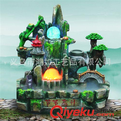 tj熱銷款 義烏樹脂假山室內(nèi)擺件 工藝品禮品批發(fā) 風(fēng)水輪流水工藝品 G-1806
