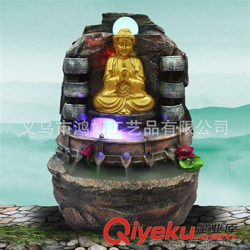 按類型分類 廠家直銷佛像流水工藝品 創(chuàng)意實(shí)用擺件喬遷開業(yè)新居禮品2007