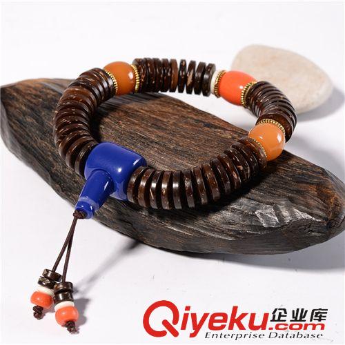 椰殼手鏈 廠家直銷佛珠 tr原創藏式椰殼手鏈 手串 木質佛珠工藝品 多款原始圖片2