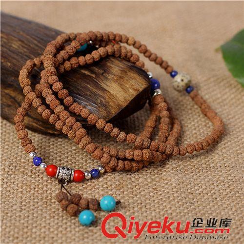菩提類佛珠 精品尼泊爾【紅皮矮樁】五瓣小金剛菩提手鏈108顆金剛菩提念珠