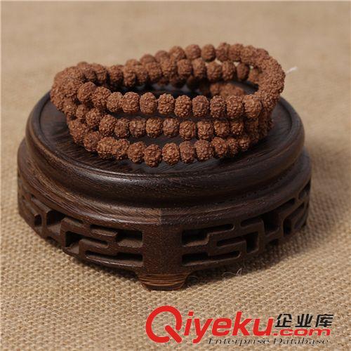 菩提類佛珠 廠家直銷 精品尼泊爾8mm麒麟紋五瓣金剛菩提108顆 手串手鏈念珠