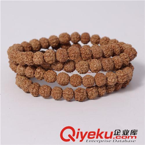 菩提類佛珠 原創紅皮原籽 小金剛菩提子手串 尼泊爾 紅皮五瓣 4MM 216顆手鏈