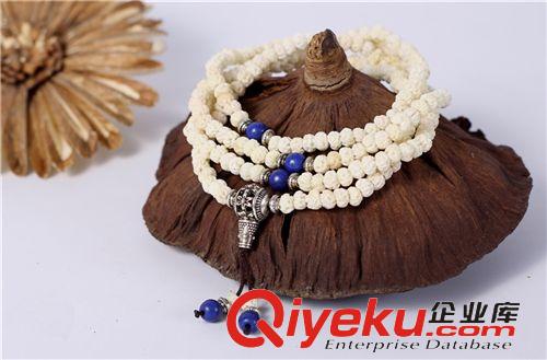 菩提類佛珠 廠家直供  216顆白色如意天意菩提子佛珠手鏈飾品 熱銷女款毛衣鏈