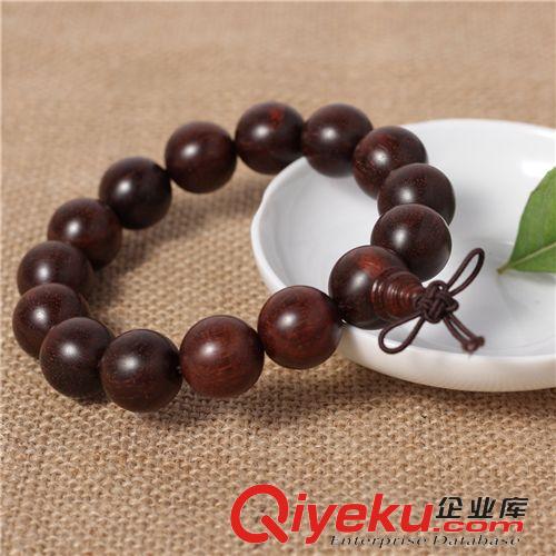 木質(zhì)類佛珠 廠家供應(yīng)小葉紫檀手鏈大孔珠佛珠手串保平安佛珠原始圖片2