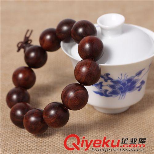 木質(zhì)類佛珠 廠家供應(yīng)小葉紫檀手鏈大孔珠佛珠手串保平安佛珠原始圖片3