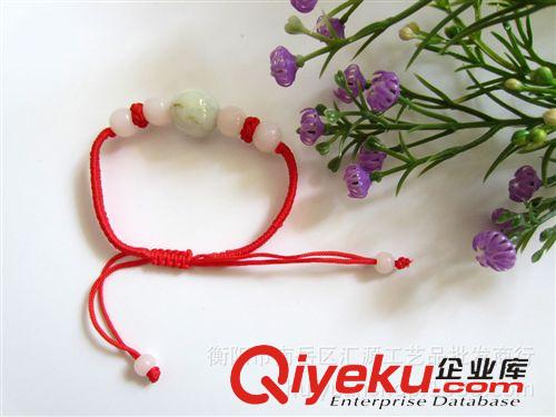 地?cái)偀豳u 地?cái)傦椘?批發(fā)天然A玉轉(zhuǎn)運(yùn)珠手鏈 高檔玉器情侶手飾品原始圖片3