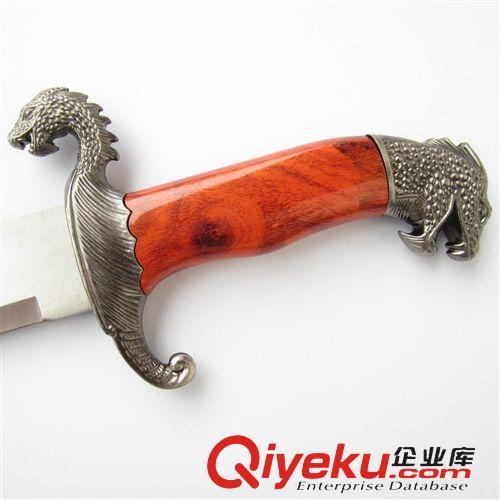 寶刀寶劍/蒙古刀/兵器 31.2cm麒麟寶刀  鎮宅寶刀  未開刃影視道具工藝品蒙古刀系列批發原始圖片3