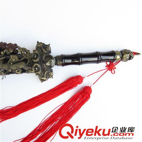 寶刀寶劍/蒙古刀/兵器 89厘米 八卦雙龍寶劍 鎮(zhèn)宅辟邪龍泉寶劍  影視道具寶刀未開刃原始圖片2