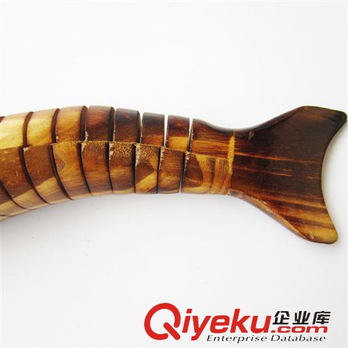 木質工藝品 木質仿真海豚 可作玩具也可作家里擺設 身子可活動海豚 木質工藝原始圖片3