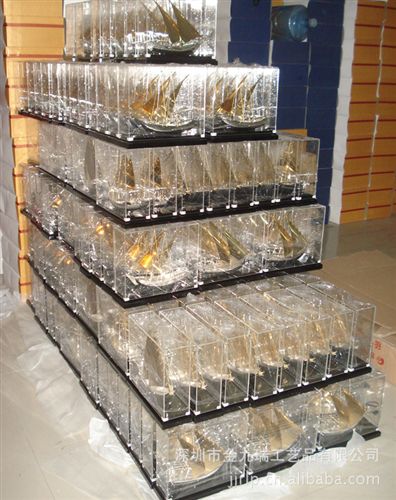 阿拉伯商船系列 阿拉伯商船 金屬帆船 金屬工藝品模型船Gold merchant ships原始圖片2
