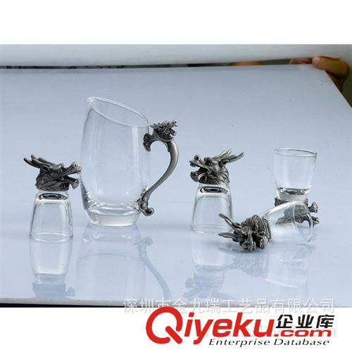 酒杯系列 新款推薦精品創(chuàng)意禮品酒杯 五件套glass golden酒杯原始圖片2