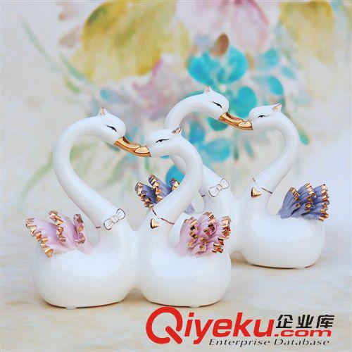 天天tj 美式鄉村清新貼花描金鏤空抽象陶瓷花瓶三件套 家居裝飾擺件批發