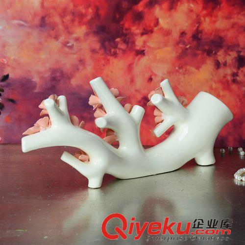工藝分類(lèi) 窩窩家美式鄉(xiāng)村復(fù)古貼花梅花樹(shù) 招財(cái)樹(shù) 發(fā)財(cái)樹(shù)風(fēng)水陶瓷擺件原始圖片2