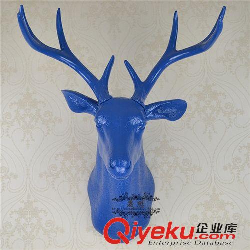 招財(cái)壁掛 歐美鹿頭壁掛創(chuàng)意工藝品藝術(shù)設(shè)計(jì)酒吧墻飾時(shí)尚個(gè)性招財(cái)商店裝飾原始圖片3