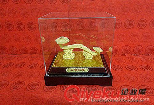 電鑄絨沙金 廠家直銷 絨沙金擺件 金屬工藝品 辦公家居商務創意禮品五福如意原始圖片2