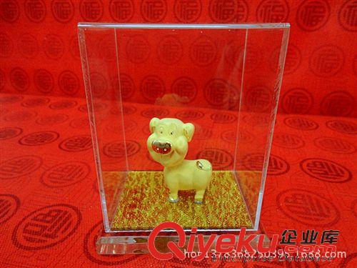 電鑄絨沙金 廠家直銷電鑄絨沙金工藝禮品擺件動物生肖系列Q-D013生肖-狗