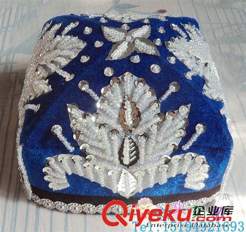 新疆帽子 新疆六角小花帽 兒童舞蹈帽子 民族舞蹈服裝民族頭飾 熱銷 演出帽
