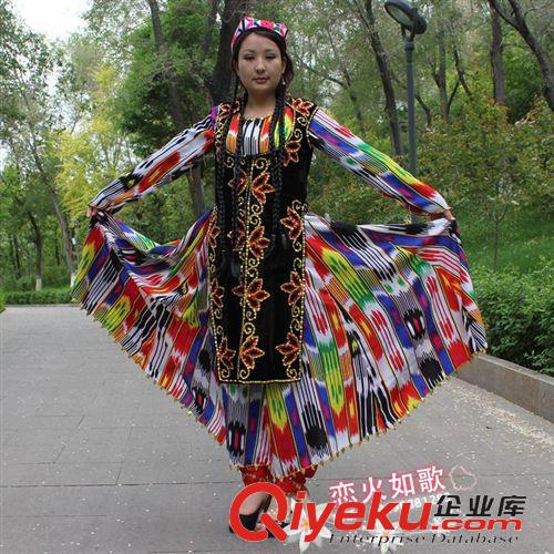 成人舞蹈服 新疆服裝舞蹈服裝 維族服 新疆服民族服裝/舞臺裝 舞蹈演出服現貨