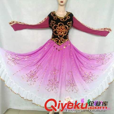 成人舞蹈服 新疆大人女士維吾爾族演出服裝 廣場舞 民族舞蹈 少數(shù)民族 套裝原始圖片2