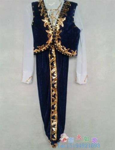 成人舞蹈服 新疆演出服 舞蹈服 新款新疆舞蹈服裝 少數(shù)民族舞蹈演出服 新疆服