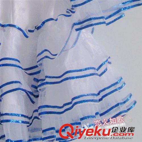 兒童舞蹈服 新疆哈薩克族兒童演出服新款少兒表演服裝舞蹈服女童紗裙原始圖片2
