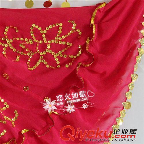 兒童舞蹈服 新疆舞蹈服裝兒童廣場舞女童夏天民族舞維吾爾族大擺長袖裙薄沙裙原始圖片3