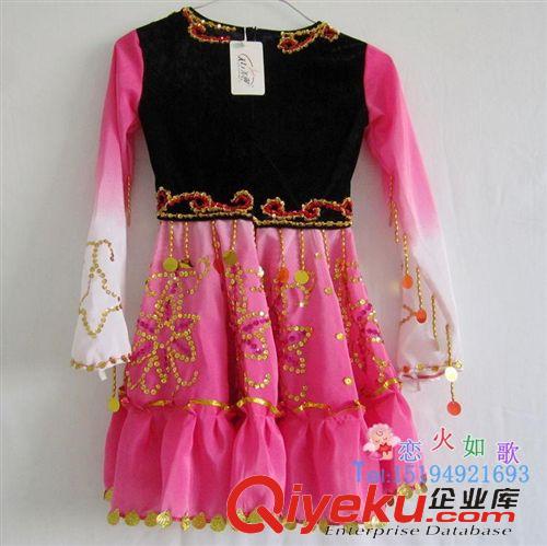 兒童舞蹈服 兒童舞蹈服裝女童演出紗裙原始圖片2