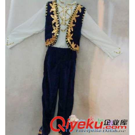 兒童舞蹈服 {zx1}款兒童舞蹈服裝兒童演出服裝新疆民族服裝維族舞臺(tái)服裝中童裙