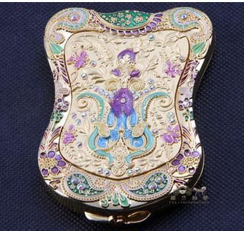 俄羅斯商品  俄羅斯 全球sc品牌 便攜化妝鏡 隨身美妝折疊鏡子女生實用 進口