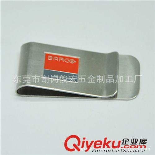 錢夾 不繡鋼錢夾腐蝕入色制作LOGO 金屬現(xiàn)模錢夾工廠定做不繡鋼錢夾原始圖片3