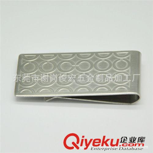 錢夾 不繡鋼錢夾腐蝕入色制作LOGO 金屬現(xiàn)模錢夾工廠定做不繡鋼錢夾