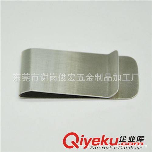 錢夾 銅錢夾工廠批發(fā)定做生產(chǎn)沖壓五金件 貿(mào)易五金飾品不繡鋼錢夾制作原始圖片2