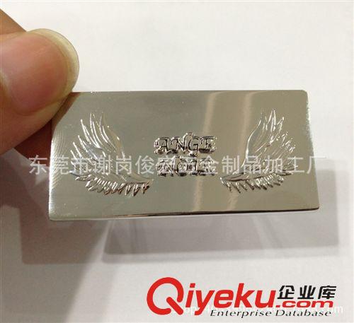 標牌 供應：箱包五金標牌 五星標牌 鋅合金標牌壓鑄加工定做原始圖片2