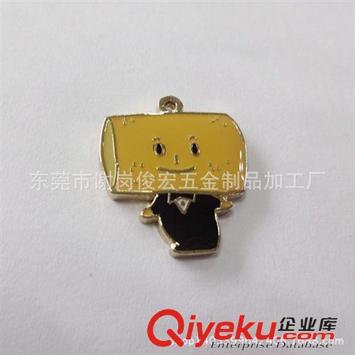 手機(jī)吊飾吊牌 工廠供應(yīng)：五金吊飾掛件 烤漆滴膠吊墜掛墜 手機(jī)鋅合金吊飾定做原始圖片2