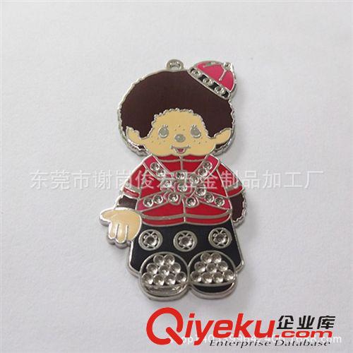 手機吊飾吊牌 供應中國新娘禮品吊飾五金 手機金屬掛件 婚慶合金公仔吊飾定做