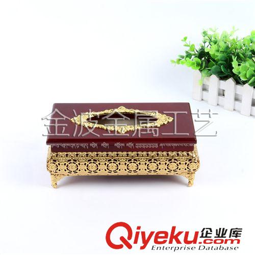 垃圾桶、紙巾盒 皮革紙巾盒 歐式時(shí)尚金祥云抽紙盒 創(chuàng)意可愛(ài)鑲嵌布藝餐木質(zhì)工藝品原始圖片2