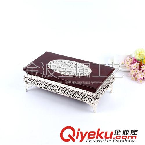 垃圾桶、紙巾盒 gd木質(zhì)工藝品歐式紅漆紙抽盒時(shí)尚創(chuàng)意木質(zhì)抽紙盒紙巾筒餐巾盒原始圖片2