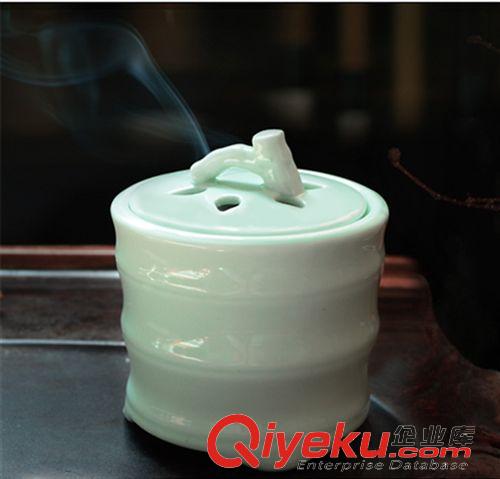 電子熏香爐 龍泉青瓷電子香爐可調溫 電香薰爐陶瓷精油爐 沉香香薰爐批發