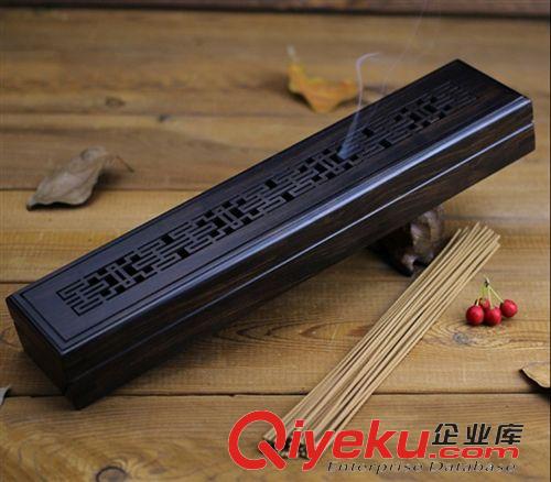 木制香爐 紫光檀臥香爐 做工精致香盒 居家木質(zhì)熏香爐 線香爐焚香盒