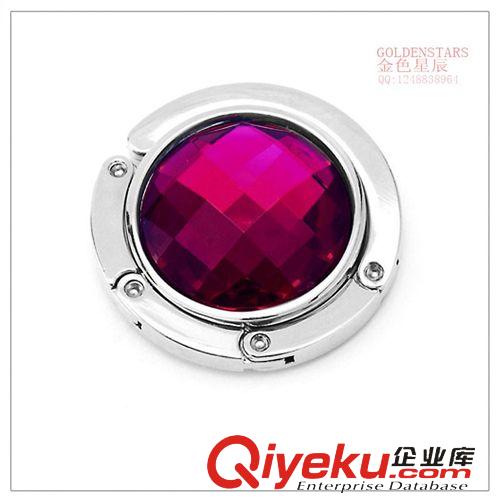 掛包器 時(shí)尚水晶包包掛 臺(tái)灣亞克力片星星面亞克力掛包器 圓形鑲鉆掛包鉤原始圖片3