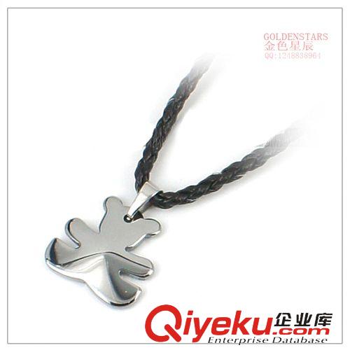 首飾 可愛小熊項(xiàng)鏈 光面小熊吊墜 2013女士項(xiàng)鏈 新款毛衣鏈 服裝配飾原始圖片3