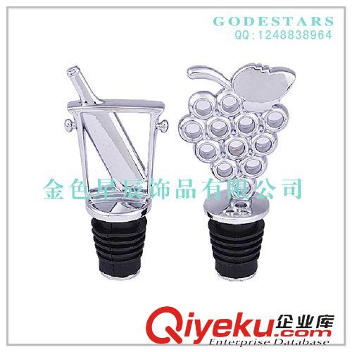 餐桌用品 蝙蝠倒酒器 酒莊禮品定做 酒盒金屬  酒瓶形狀合金紅酒塞原始圖片3