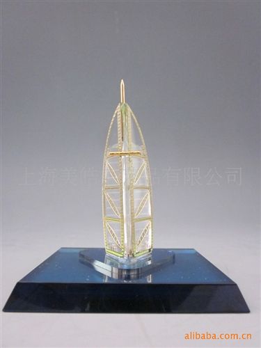 中東建筑 小號(hào)七星酒店（建筑模型） 水晶建筑原始圖片2