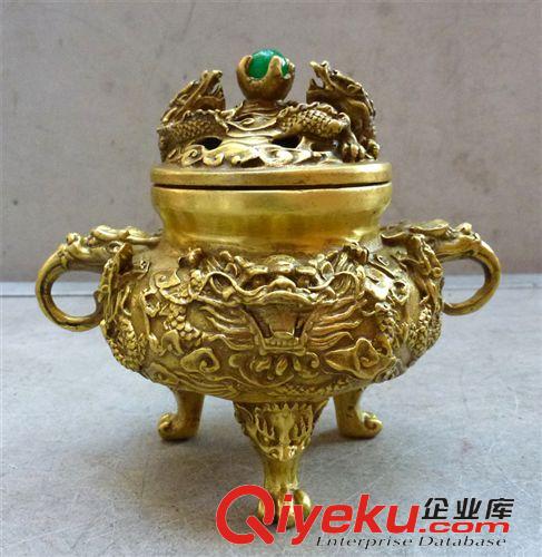 銅雕-鼎，塔，香爐，聚寶盆，葫蘆，元寶 批發(fā)香道用品 銅香爐 檀香爐 盤香爐 薰香爐 大/中/小型號齊全原始圖片2