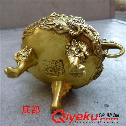 銅雕-鼎，塔，香爐，聚寶盆，葫蘆，元寶 批發(fā)香道用品 銅香爐 檀香爐 盤香爐 薰香爐 大/中/小型號齊全原始圖片3